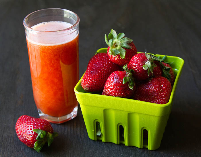 Fresh Strawberry Basil Meyer Lemonade