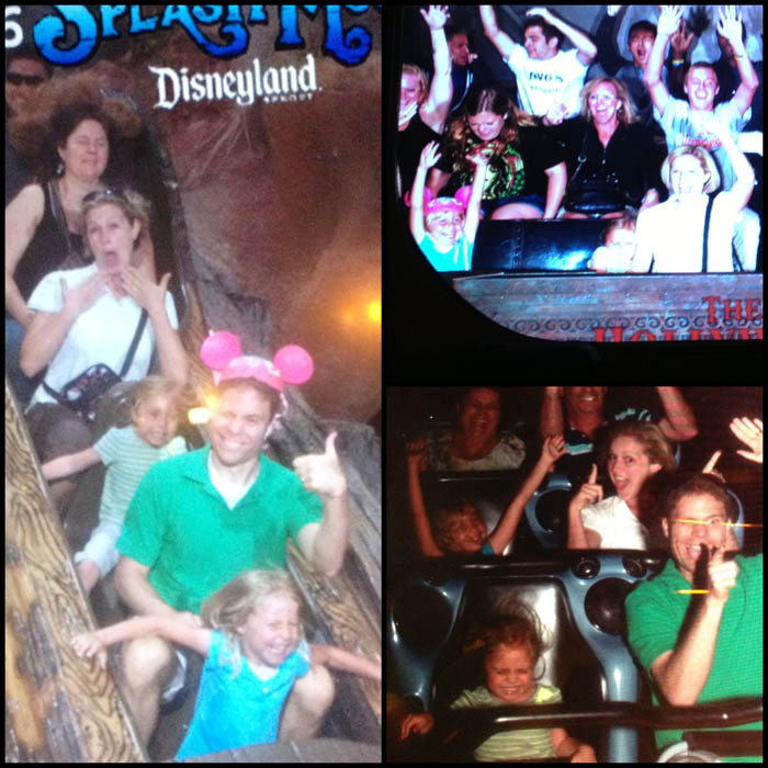 Fuji family at Disneyland