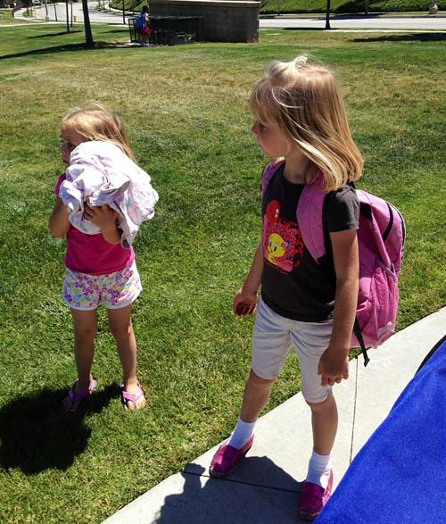 Picking Squirrel up from school