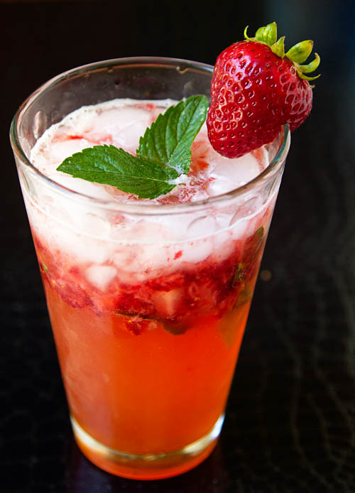 Refreshing Strawberry Crush Mocktail