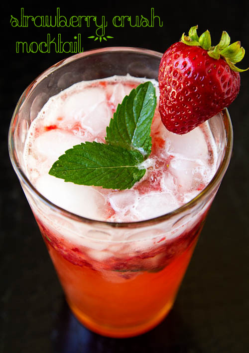 Strawberry Crush Mocktail Recipe — La Fuji Mama