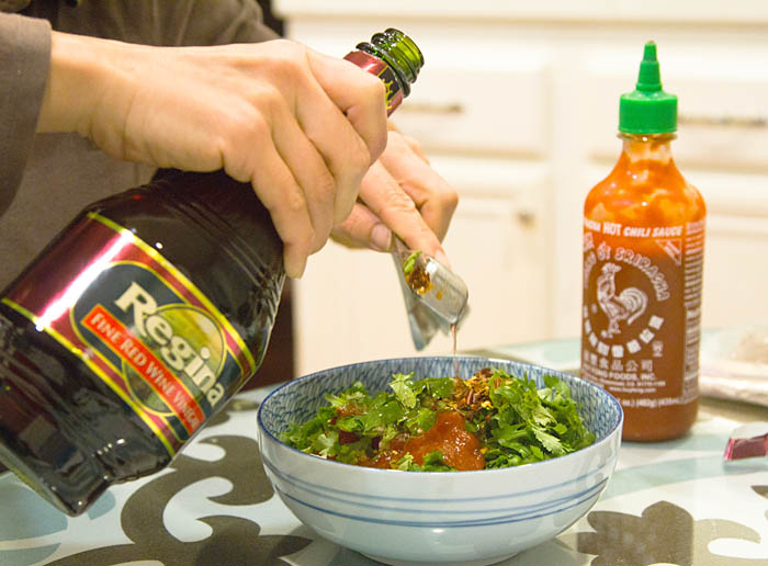 Chilean pebre condiment salsa