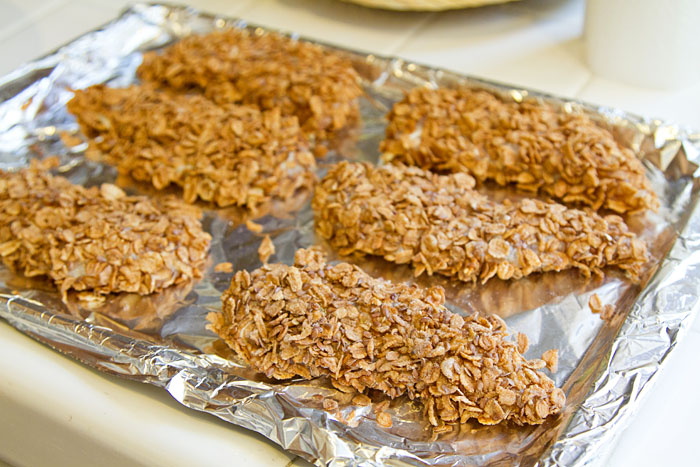 Chicken Katsu ready to be baked