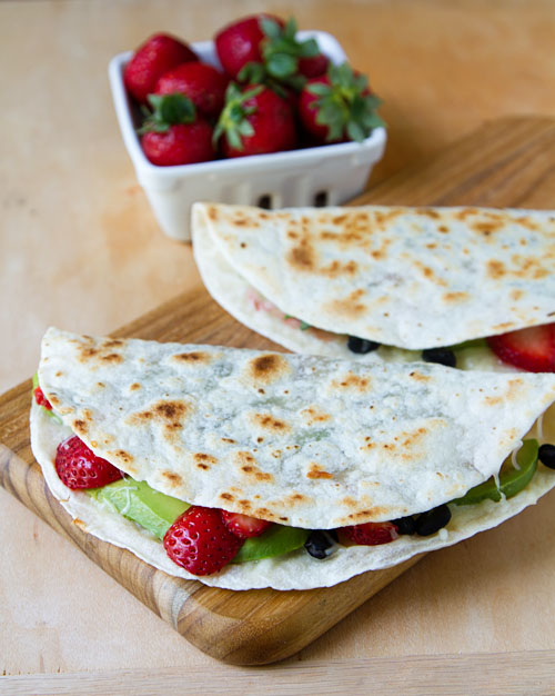 Back-to-School Strawberry Quesadillas