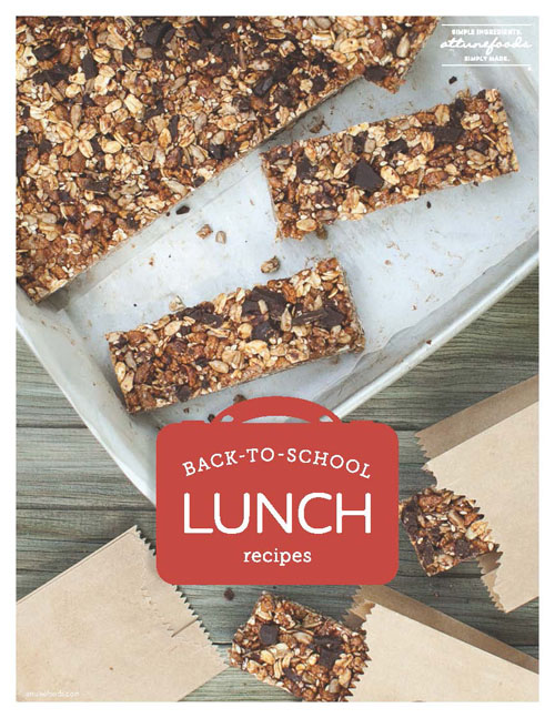 Back To School Lunch Ideas E-Book