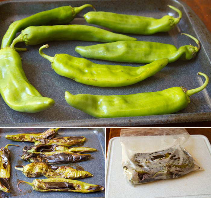 Roasting Hatch Chiles