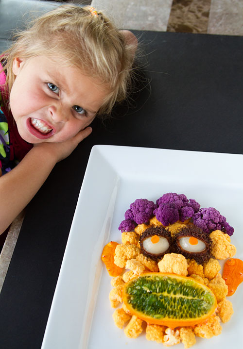 Bug Imitates Fruit & Veggie Monster
