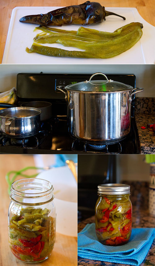 Canning pickled peppers