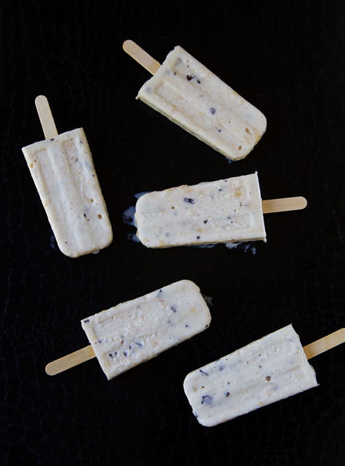 Chocolate Banana Greek Yogurt Pops