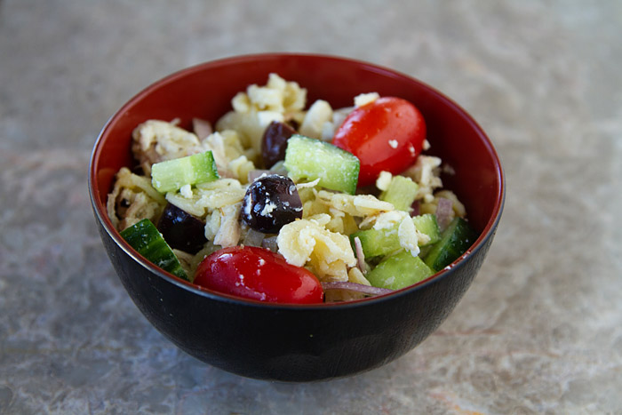 Greek Inspired Pasta Salad