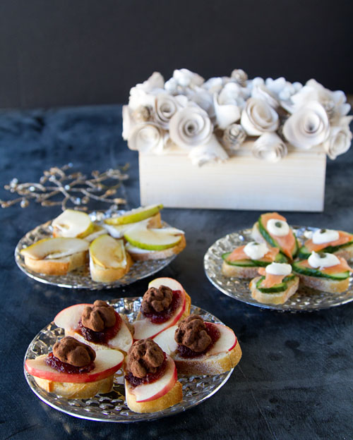 Easy Holiday Canape Trio