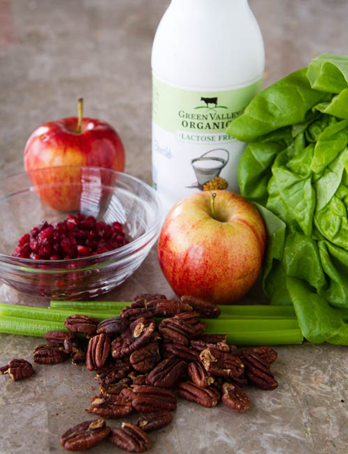 Ingredients for Holiday Waldorf Salad