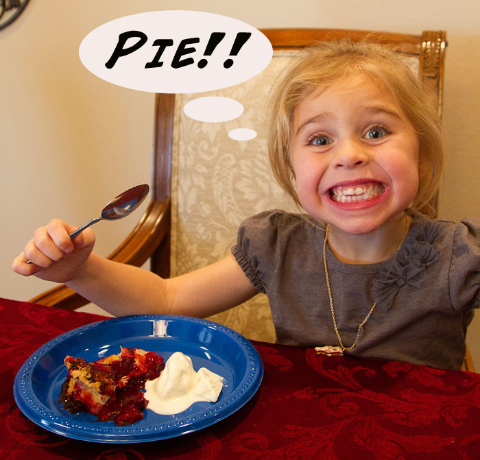 Bug loves pie