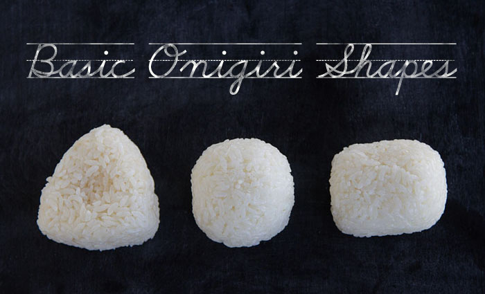 Basic Onigiri Shapes