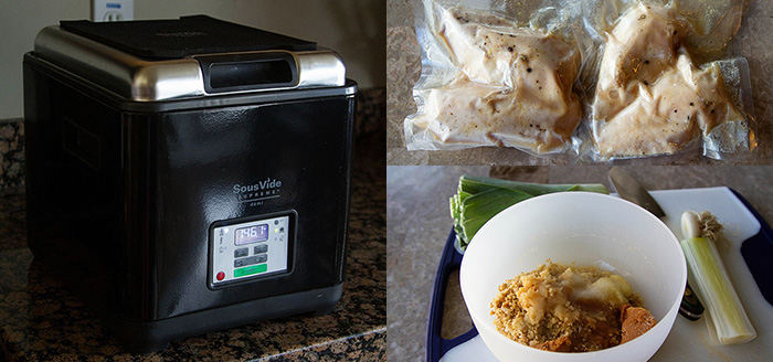 Making Sous Vide Ginger Chicken