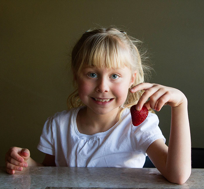 Strawberries make the Fuji family happy