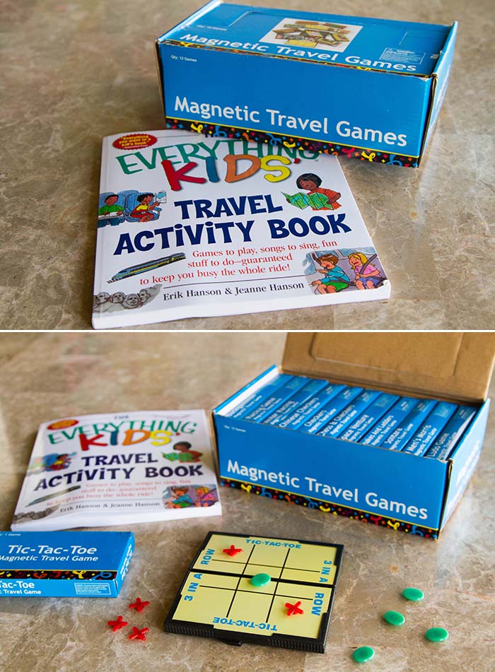 Travel Activity Book and Magnetic Travel Games