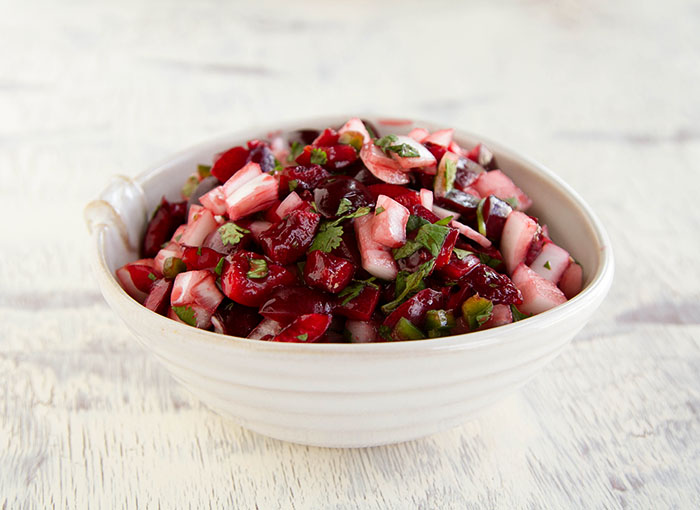 Fresh Cherry Pico de Gallo