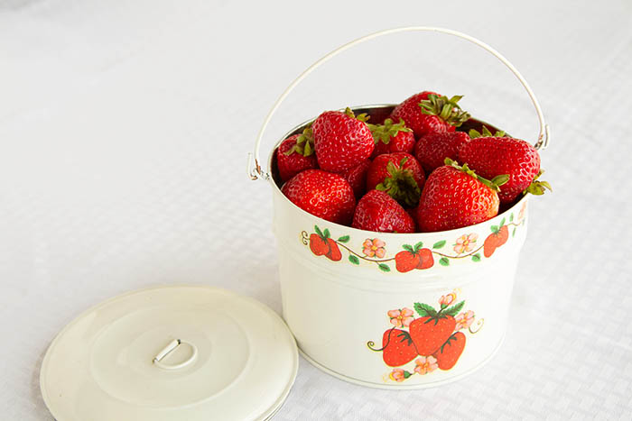 Fresh Strawberries waiting to be made into pie