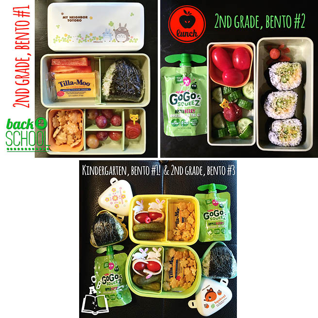 Back to School Bentos