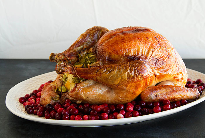 Thanksgiving Lemon and Fennel Salt Roasted Turkey