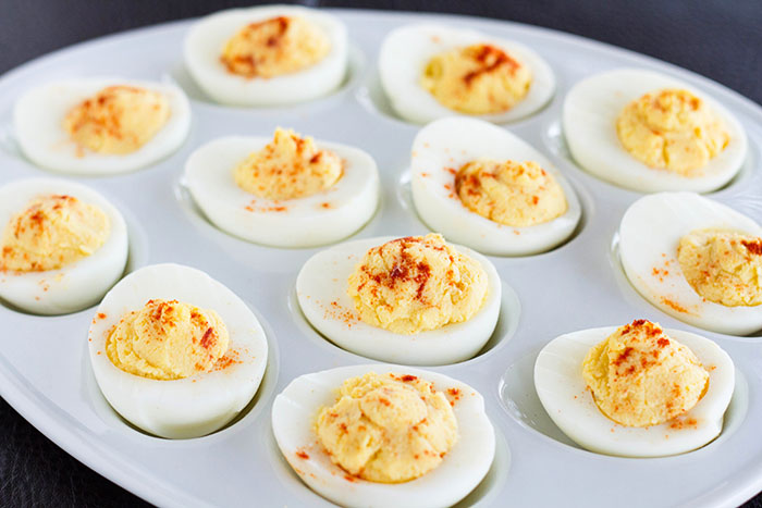 Hummus Deviled Eggs