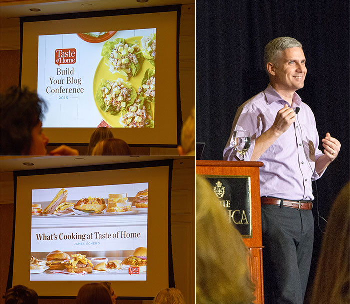 Taste of Home session at Build Your Blog Conference February 2015