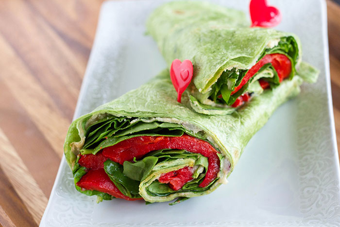 Veggie Hummus Wrap