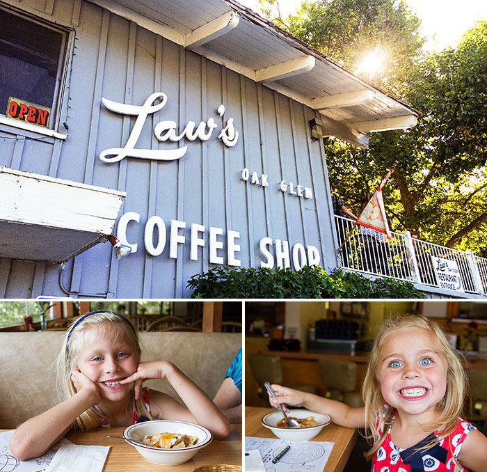 A trip to Laws Coffee Shop in Oak Glen, California