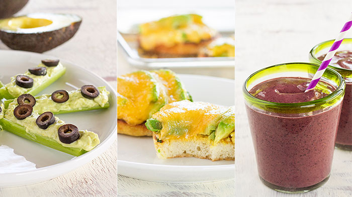 California Avocado After-School Snacks