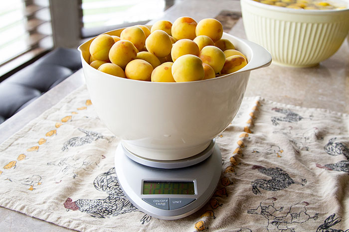 Weighing the ume