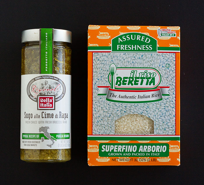 Bella Italia Sauce and Beretta Arborio Rice