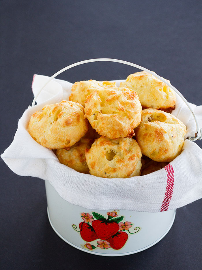 Cheddar Gougeres