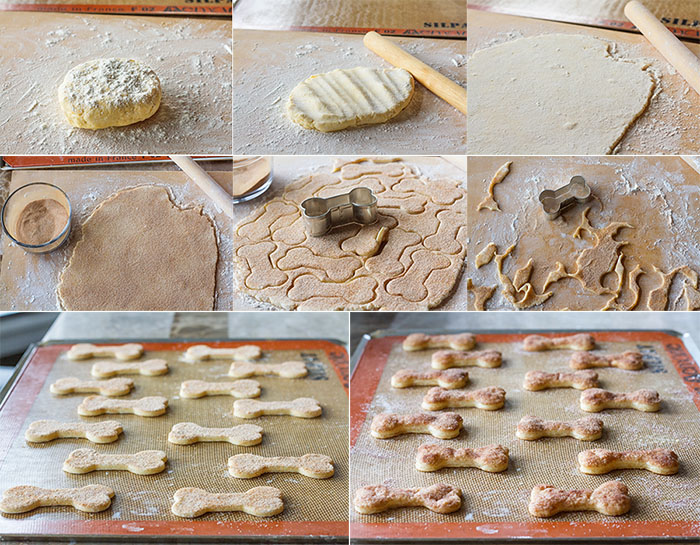 Making pie crust cookies