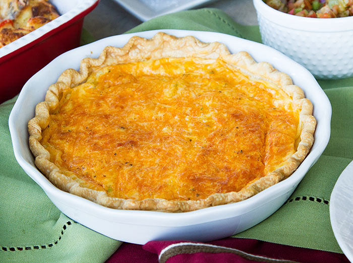 Cheese and Sausage Quiche