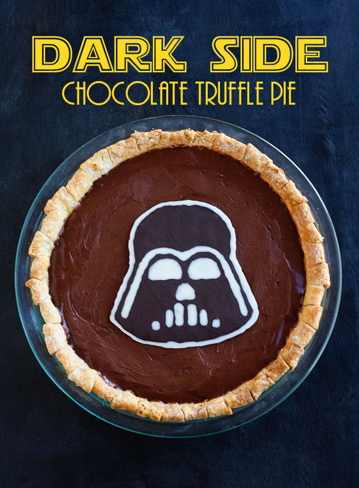 Dark Side Chocolate Truffle Pie