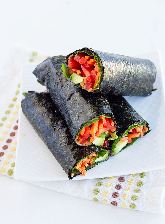 Miso Vegetable Nori Rolls