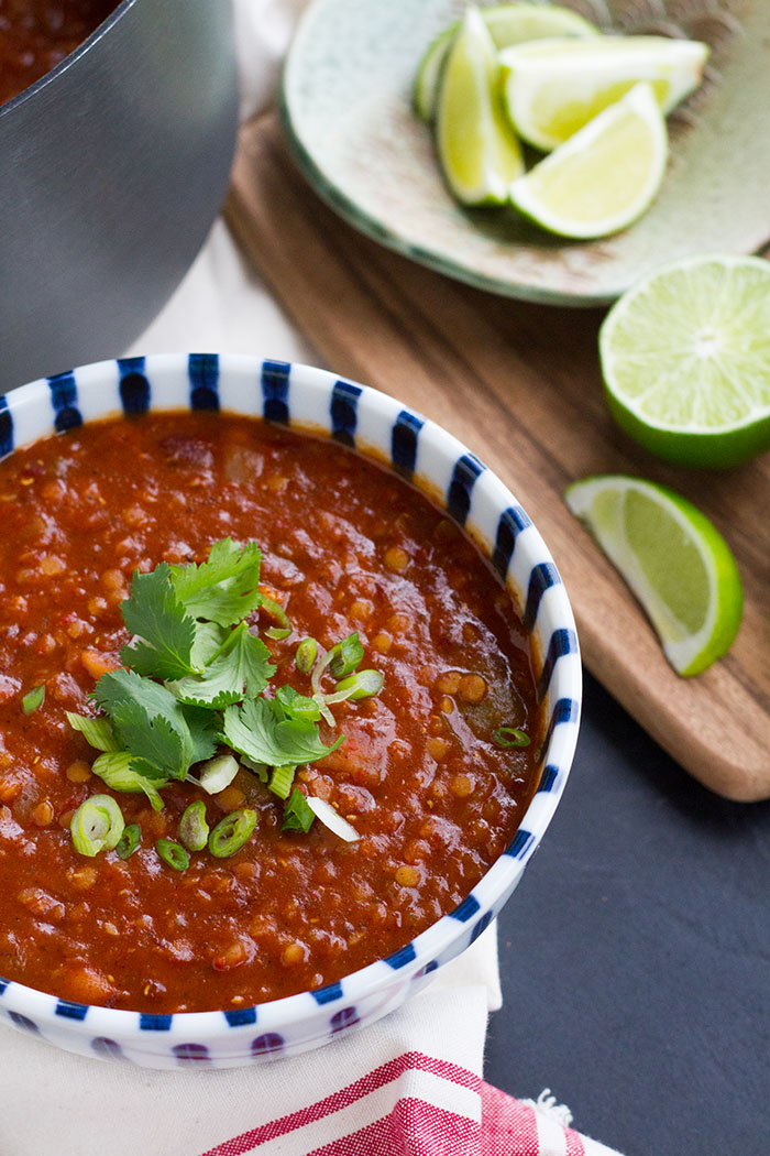 Red Lentil Chili