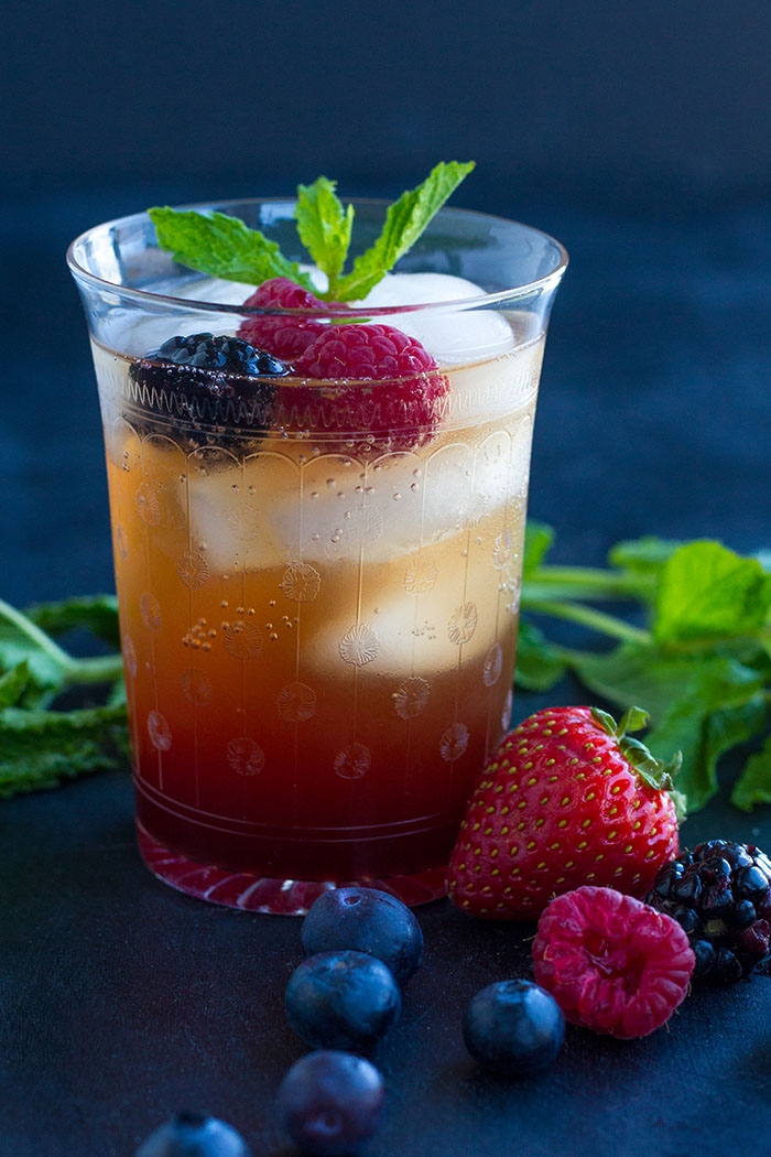 Summer Berry Shrub Spritzer