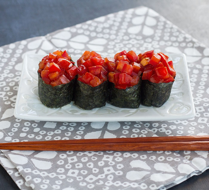 Fresh Tomato Gunkan-maki