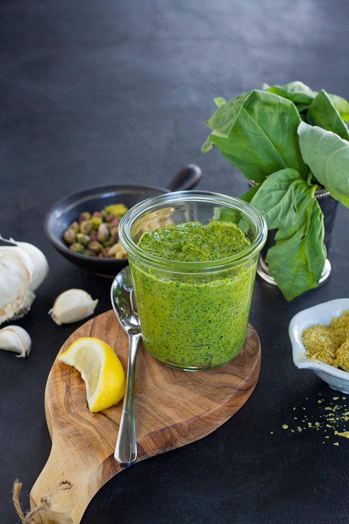 Pistachio Pine Nut Pesto