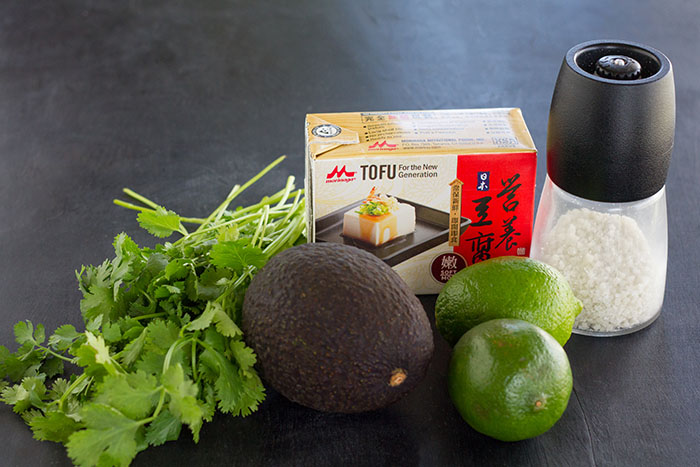 Ingredients for Vegan Avocado Crema