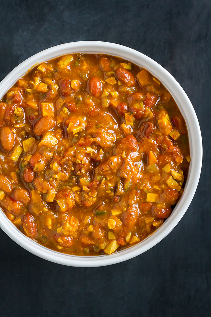 Vegan Fuji Slow Cooker Pumpkin Chili