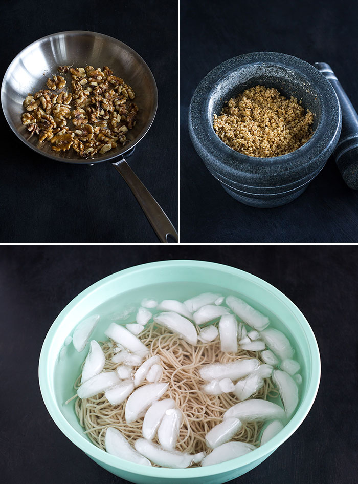 Making Kurumi Soba