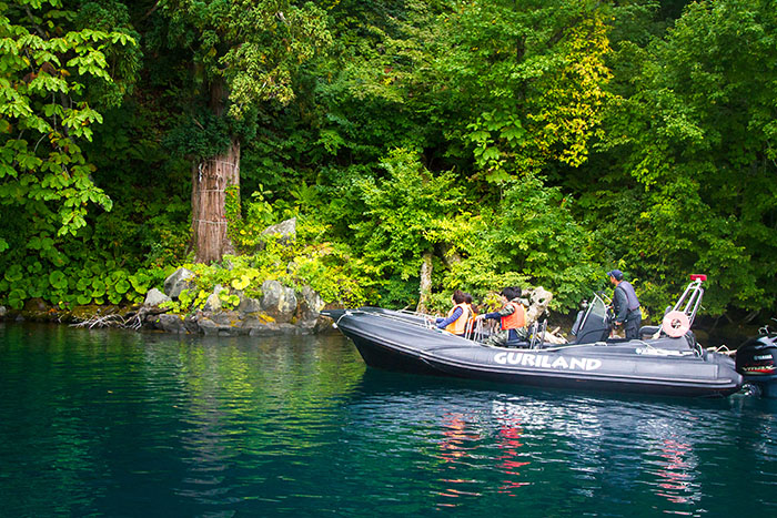 RIB tour of Lake Towada