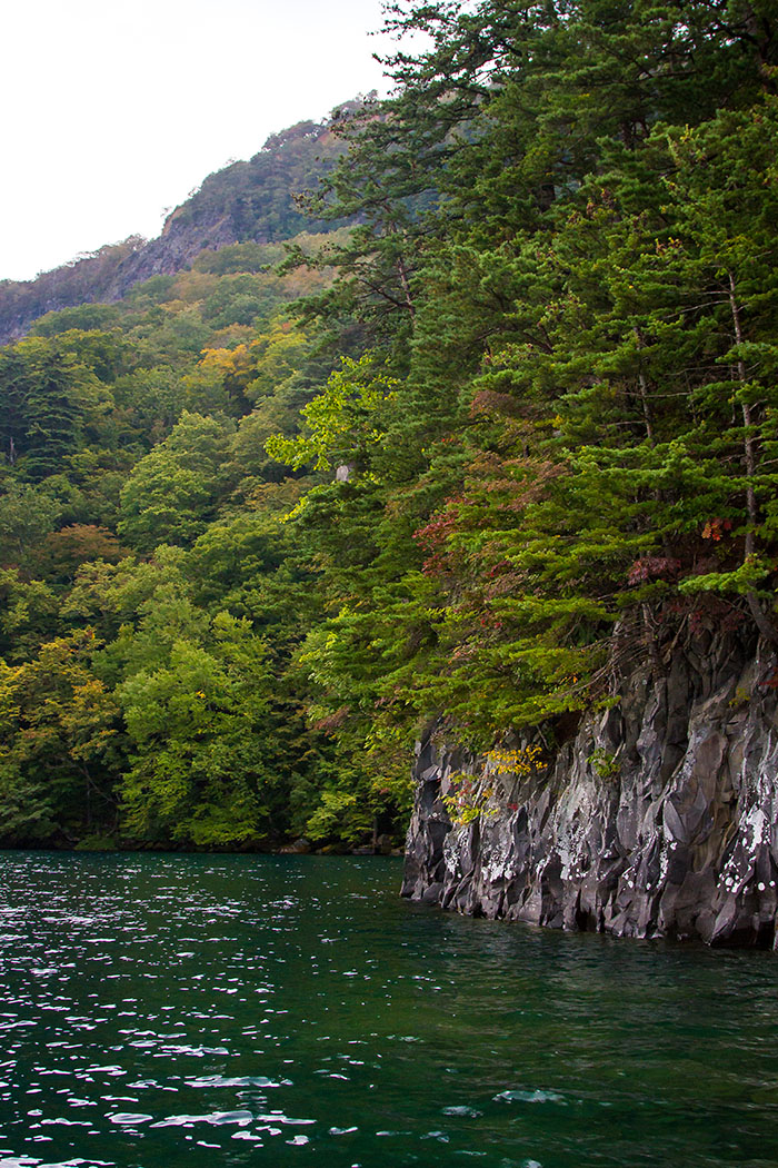 Cliffs around Lake Towada