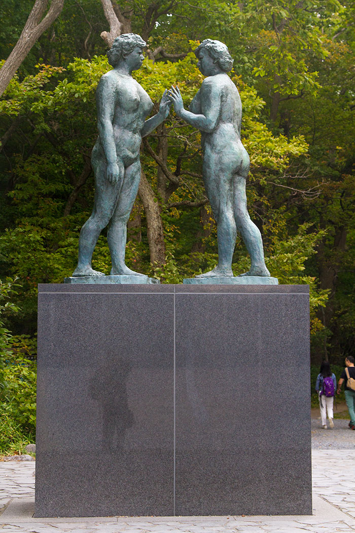 Statue of Maidens at Lake Towada