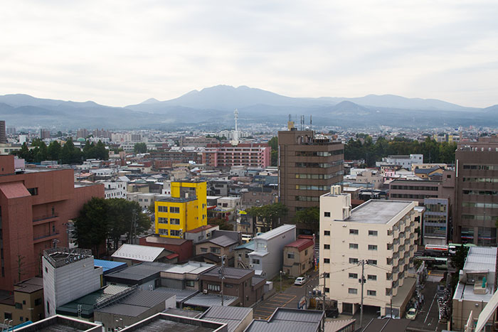 View of Aomori City, Japan