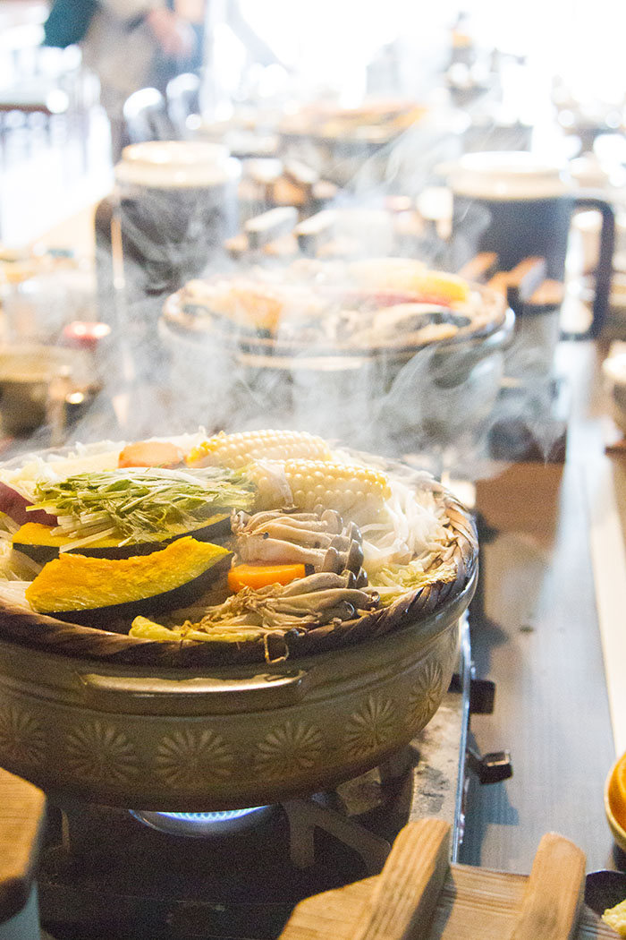 Mushi nabe (steamed hot pot)