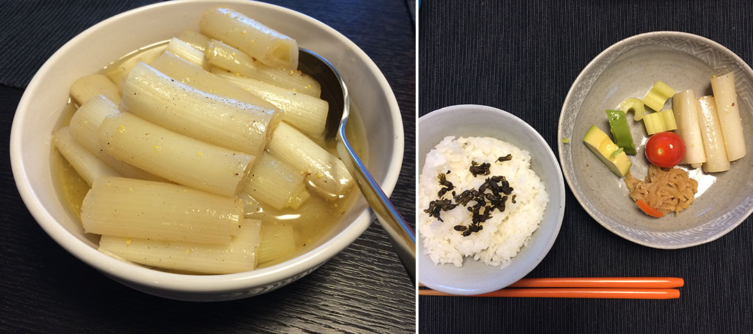 Noriko's Marinated Naga Negi